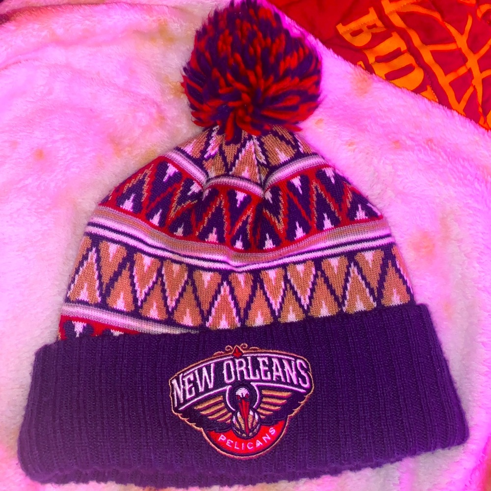 Pels Mitchell and Ness Beanie